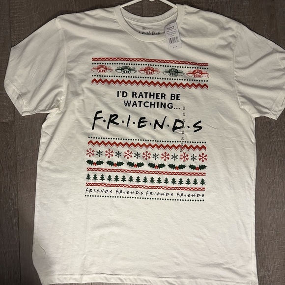 Ugly sweater look Friends Christmas tshirt Sz 2x - Picture 1 of 2
